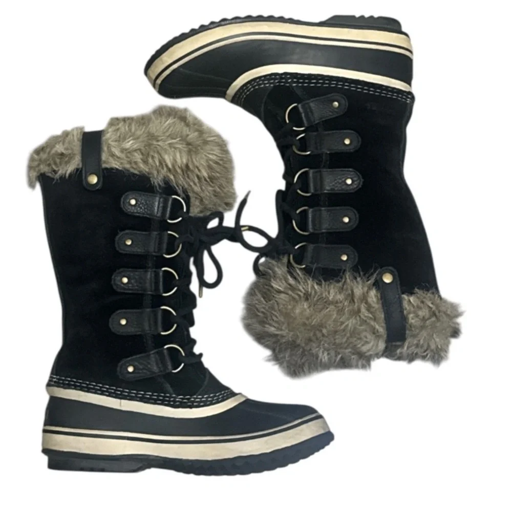 Authentic Sorel signature Joan of Arc designer waterproof winter boots Sz 6.5